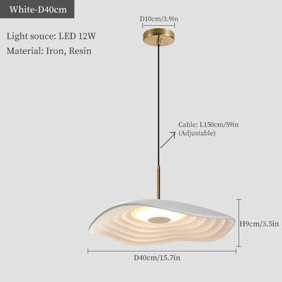 Suspension Feuille Lotus Personnalisée Led Métal - Lumiine
