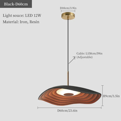 Suspension Feuille Lotus Personnalisée Led Métal - Lumiine