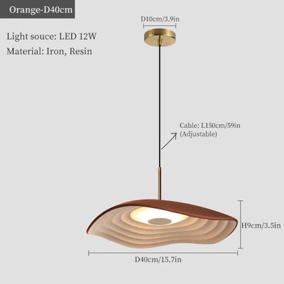 Suspension Feuille Lotus Personnalisée Led Métal - Lumiine