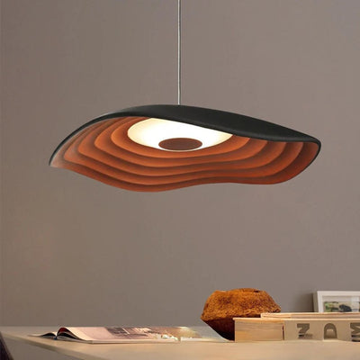 Suspension Feuille Lotus Personnalisée Led Métal - Lumiine