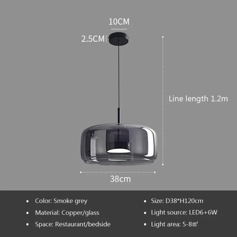 Lampe Suspension Nordique Moderne Verre - Lumiine