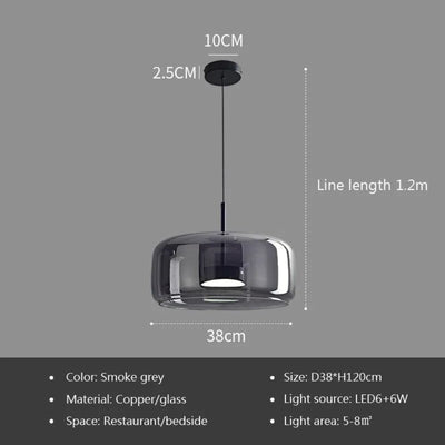 Lampe Suspension Nordique Moderne Verre - Lumiine
