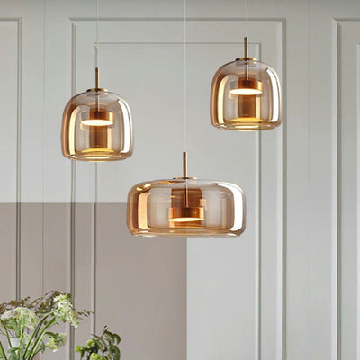 Lampe Suspension Nordique Moderne Verre - Lumiine