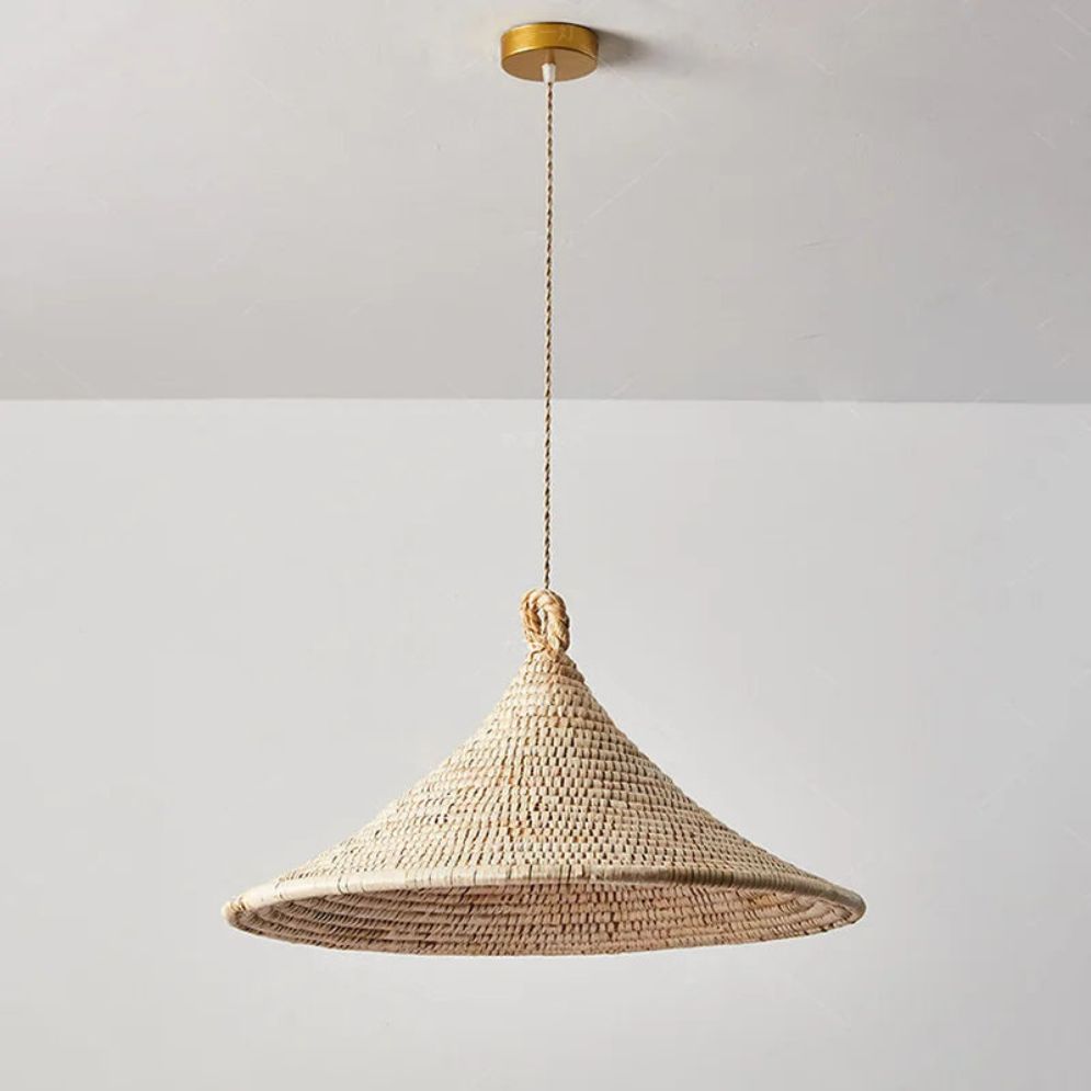 Suspension en Bambou de Style Japonais pour Salle à Manger - Lumiine