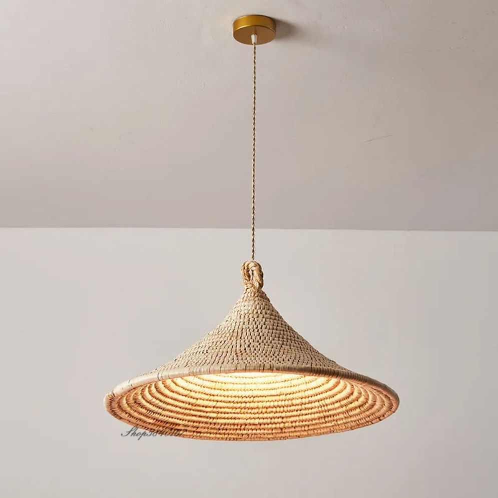 Suspension en Bambou de Style Japonais pour Salle à Manger - Lumiine