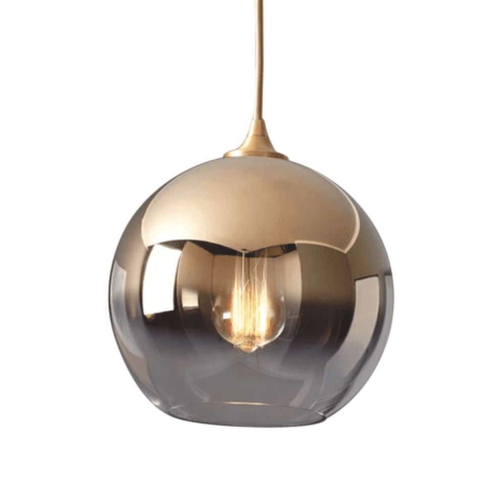 Suspension en Verre Scandinave Coloré Éclairage de Salle à Manger - Lumiine