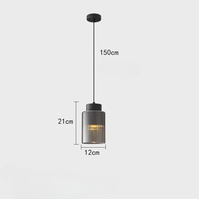 Suspension Minimalistes Nordiques Japonais en Laiton Verre - Lumiine