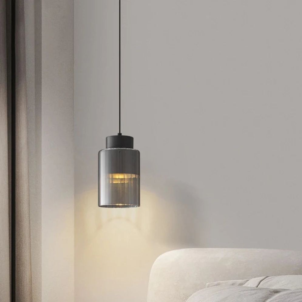 Suspension Minimalistes Nordiques Japonais en Laiton Verre - Lumiine