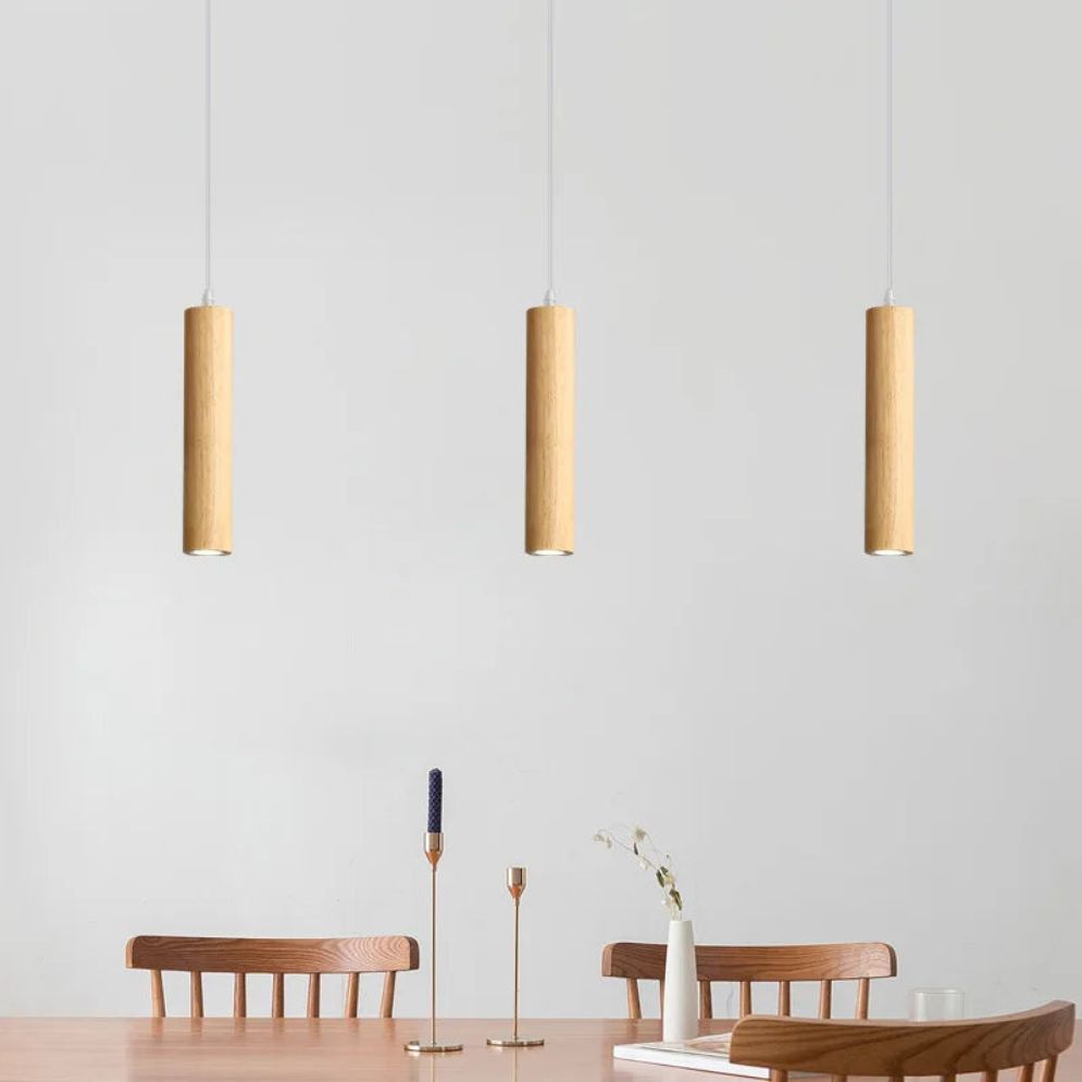Suspension Nordiques Lampes de Plafond Bois Modernes - Lumiine

