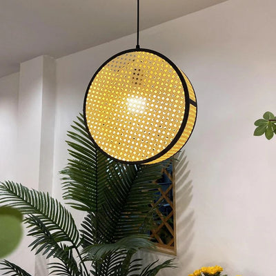 Lanterne Chinoise Suspendue en Tissu Fait à la Main - Lumiine