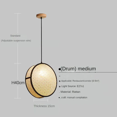 Lanterne Chinoise Suspendue en Tissu Fait à la Main - Lumiine