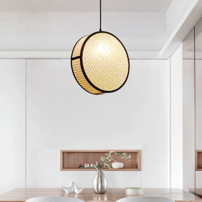 Lanterne Chinoise Suspendue en Tissu Fait à la Main - Lumiine