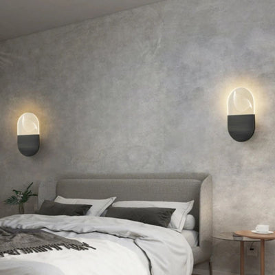 Applique Murale Led Cuivre Ligne Tuyau Acrylique Abat-Jour - Lumiine