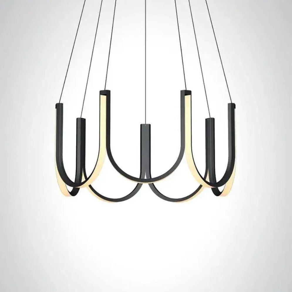 Lustre Arc-en-Ciel de Style Italien en Forme de U - Lumiine