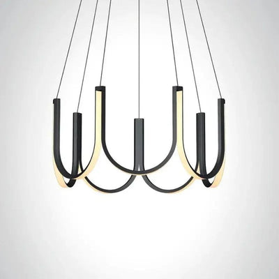 Lustre Arc-en-Ciel de Style Italien en Forme de U - Lumiine