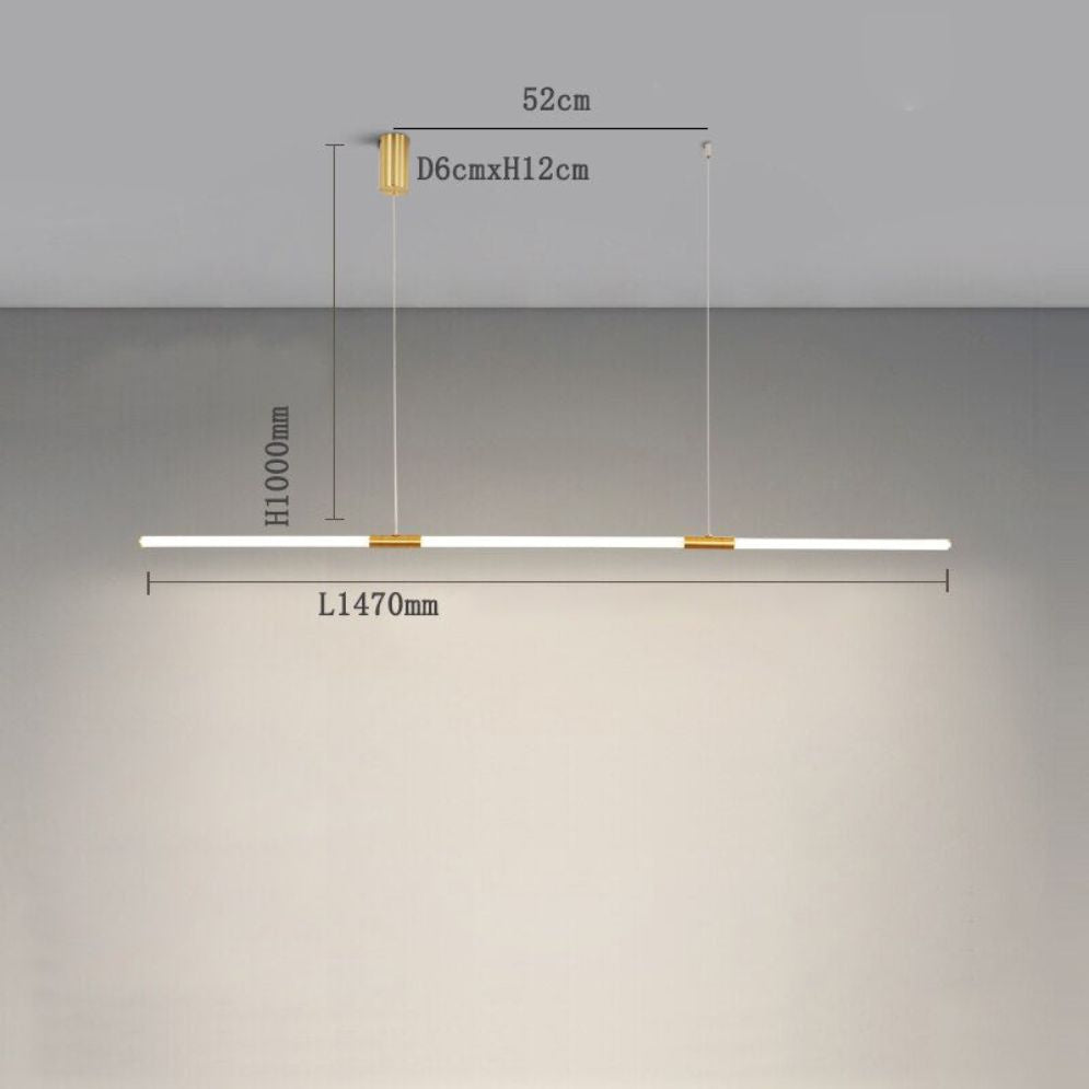 Lustre Barre LED Minimaliste - Lumiine