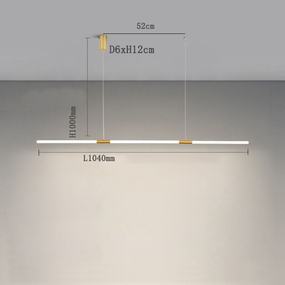 Lustre Barre LED Minimaliste - Lumiine