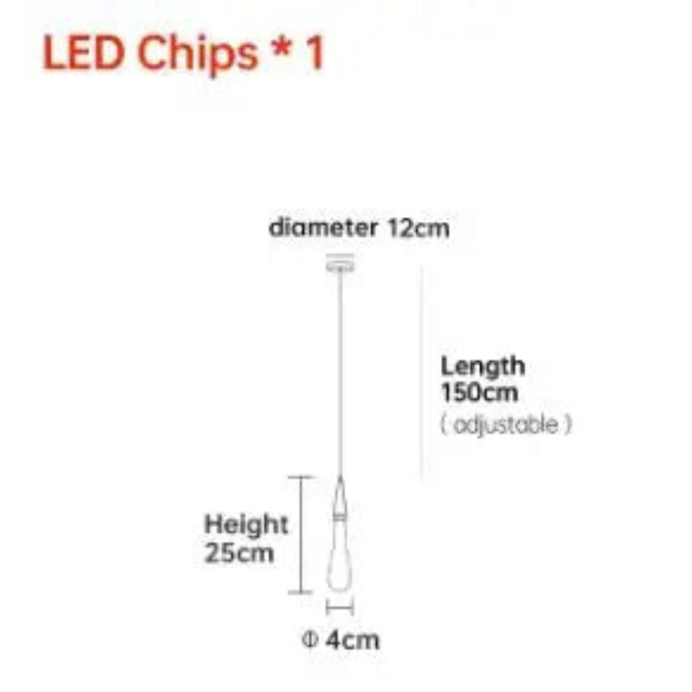 Lustre Créatif en Cristal en Forme de Goutte D'eau Dorée Rotatif - Lumiine