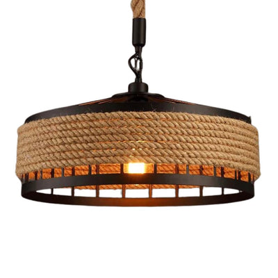 Lustre Restaurant Américain Minimaliste Rétro Créatif Métal - Lumiine