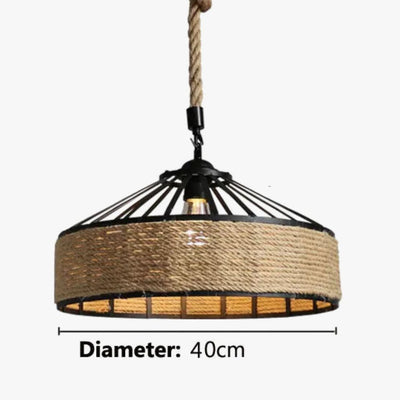 Lustre Restaurant Américain Minimaliste Rétro Créatif Métal - Lumiine