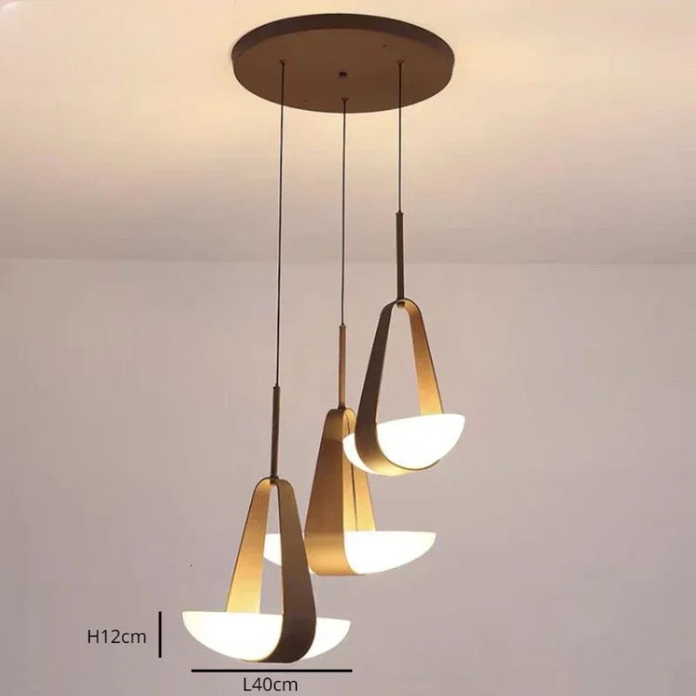 Lustre Demi-Lune Décoration Créative Chambre - Lumiine