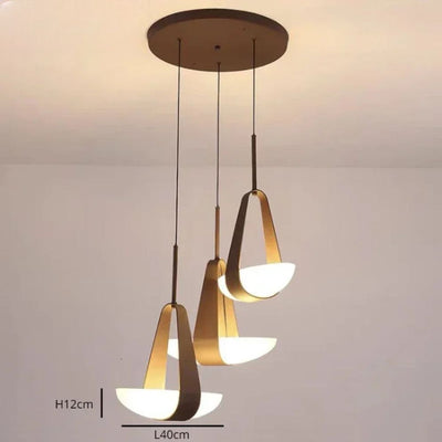 Lustre Demi-Lune Décoration Créative Chambre - Lumiine