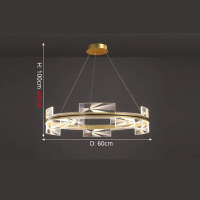 Lustre Design à LED Branches en Métal et Lampes en Verre Lindsey - Lumiine