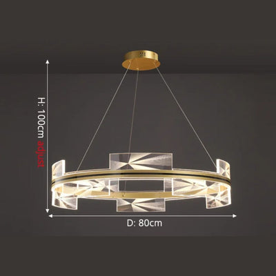 Lustre Design à LED Branches en Métal et Lampes en Verre Lindsey - Lumiine