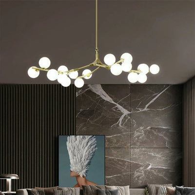 Lustre Design Branches à Leds Créatives - Lumiine