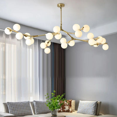 Lustre Design Branches à Leds Créatives - Lumiine