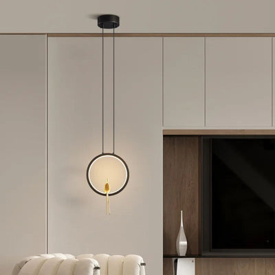 Lustre Design et Minimaliste Doré et Formes Circulaires Zev - Lumiine