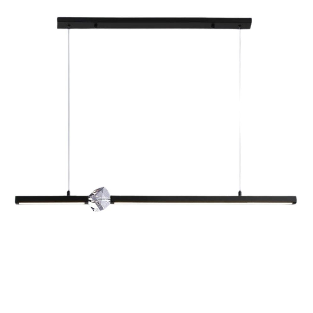 Lustre Design à Led Doré avec Boule en Cristal Luxury - Lumiine