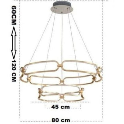 Lustre Design Moderne Villa Nordique Double