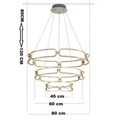 Lustre Design Moderne Villa Nordique Double