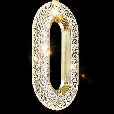 Lustre Design Moderne Villa Nordique Double Escalier Susp$ension - Lumiine