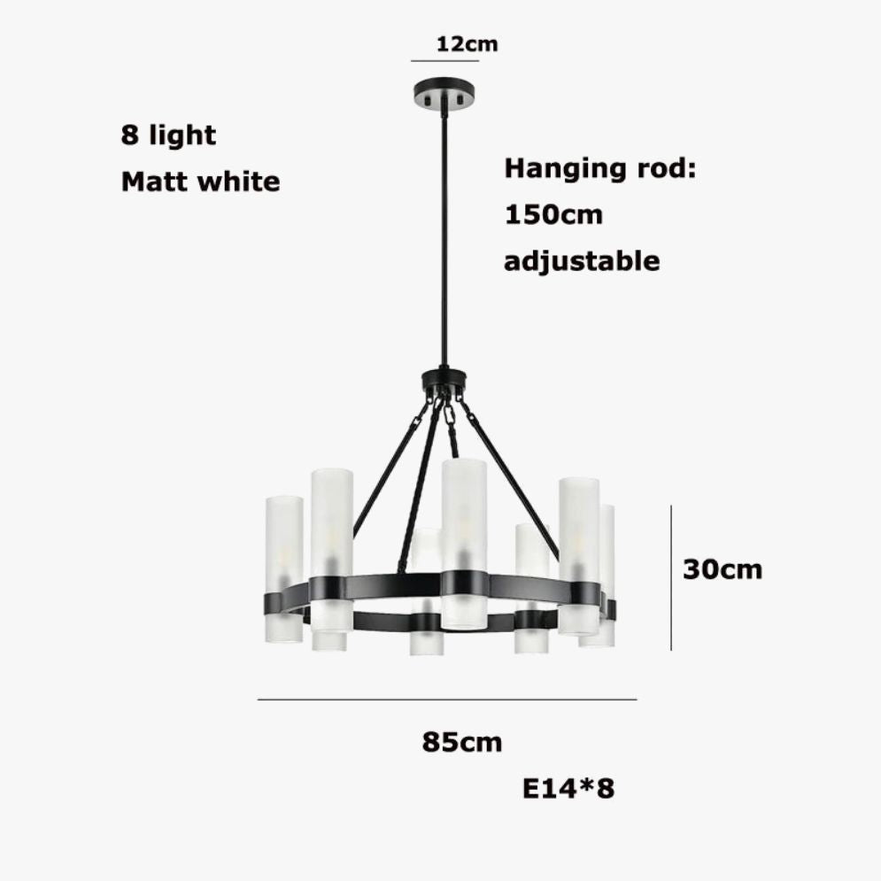 Lustre Design Nordique Rétro Divers Espaces - Lumiine
