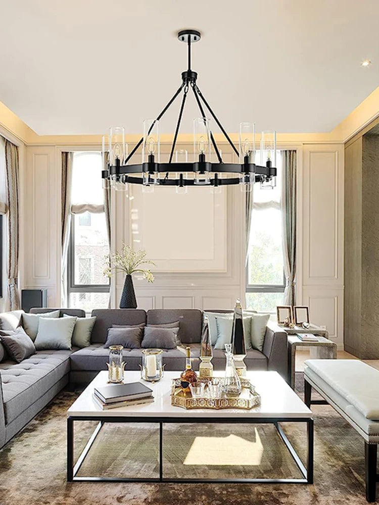 Lustre Design Nordique Rétro pour Divers Espaces