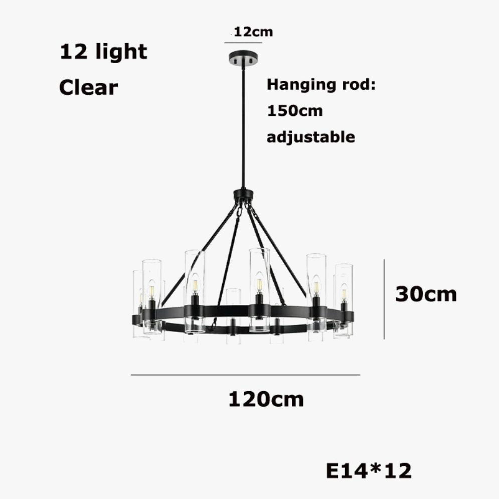 Lustre Design Nordique Rétro Divers Espaces - Lumiine
