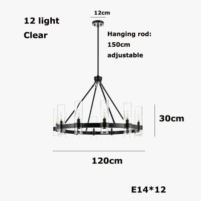 Lustre Design Nordique Rétro Divers Espaces - Lumiine

