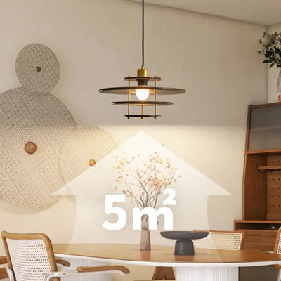 Lustre en Bois Éclairage Suspendu Style Moderne Minimaliste - Lumiine