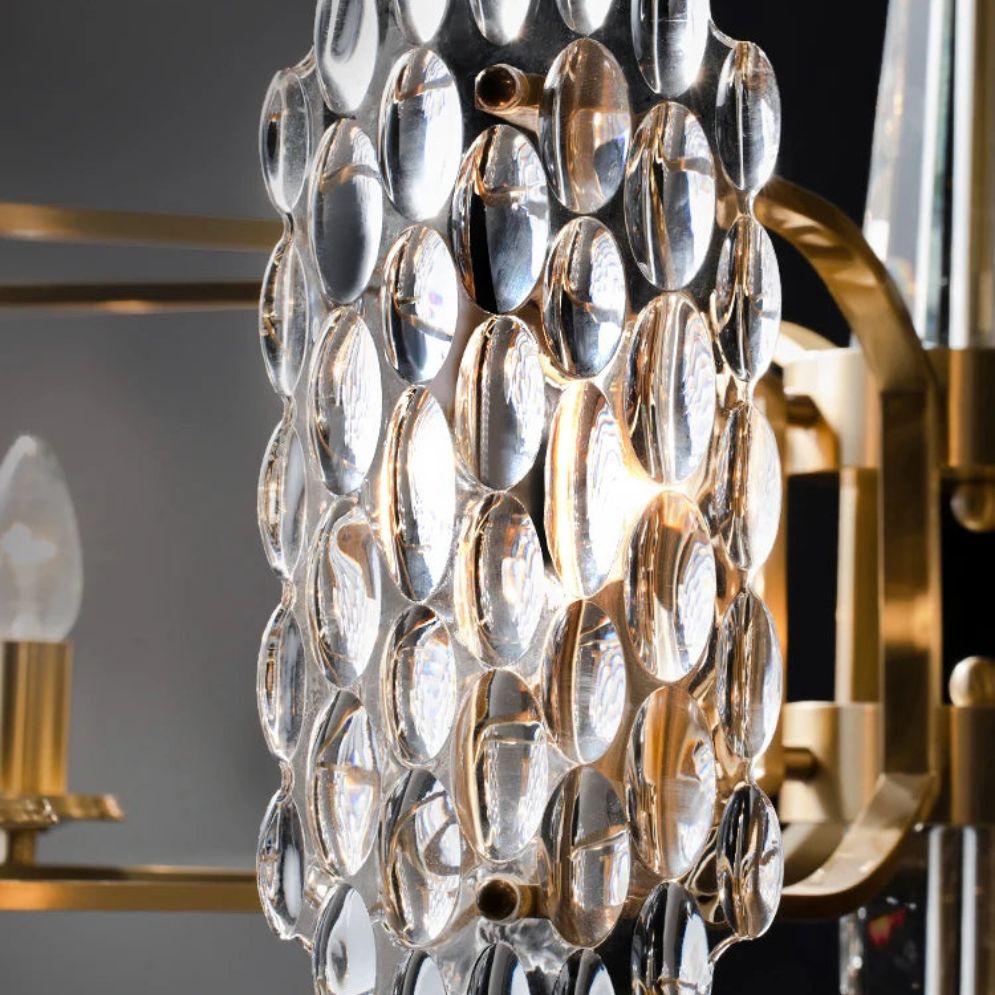 Lustre en Cristal Design Italien pour Décoration Intérieure Élégante - Lumiine