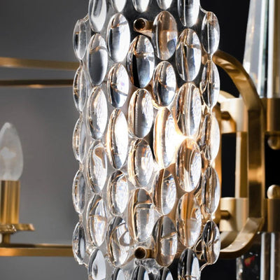 Lustre en Cristal Design Italien pour Décoration Intérieure Élégante - Lumiine