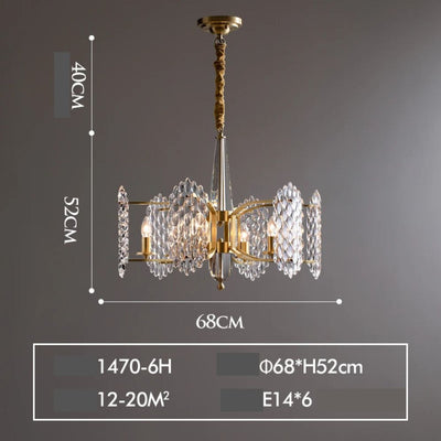 Lustre en Cristal Design Italien pour Décoration Intérieure Élégante - Lumiine