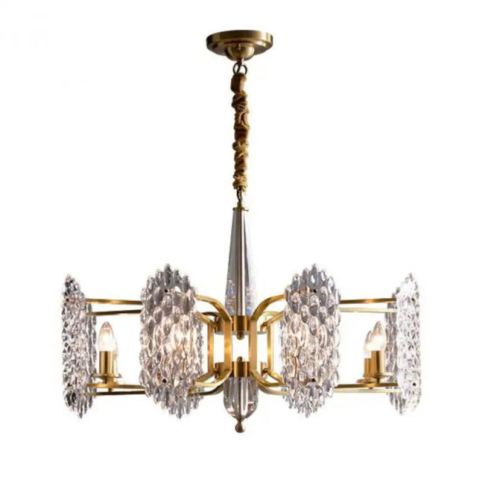 Lustre en Cristal Design Italien pour Décoration Intérieure Élégante - Lumiine