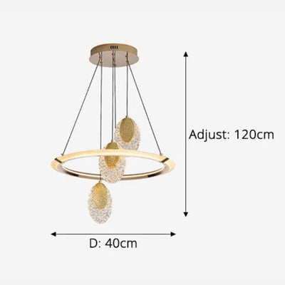 Lustre en Cristal Transparent Européen pour un Éclairage Luxueux