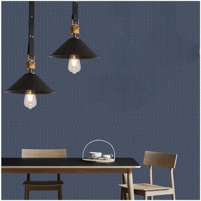 Lustre en Cuir avec Pendentif LED Design Moderne - Lumiine