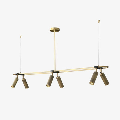 Lustre en Métal Design Doré Style Français - Lumiine