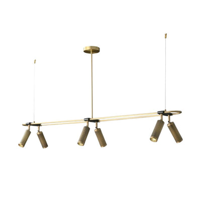Lustre en Métal Design Doré Style Français - Lumiine