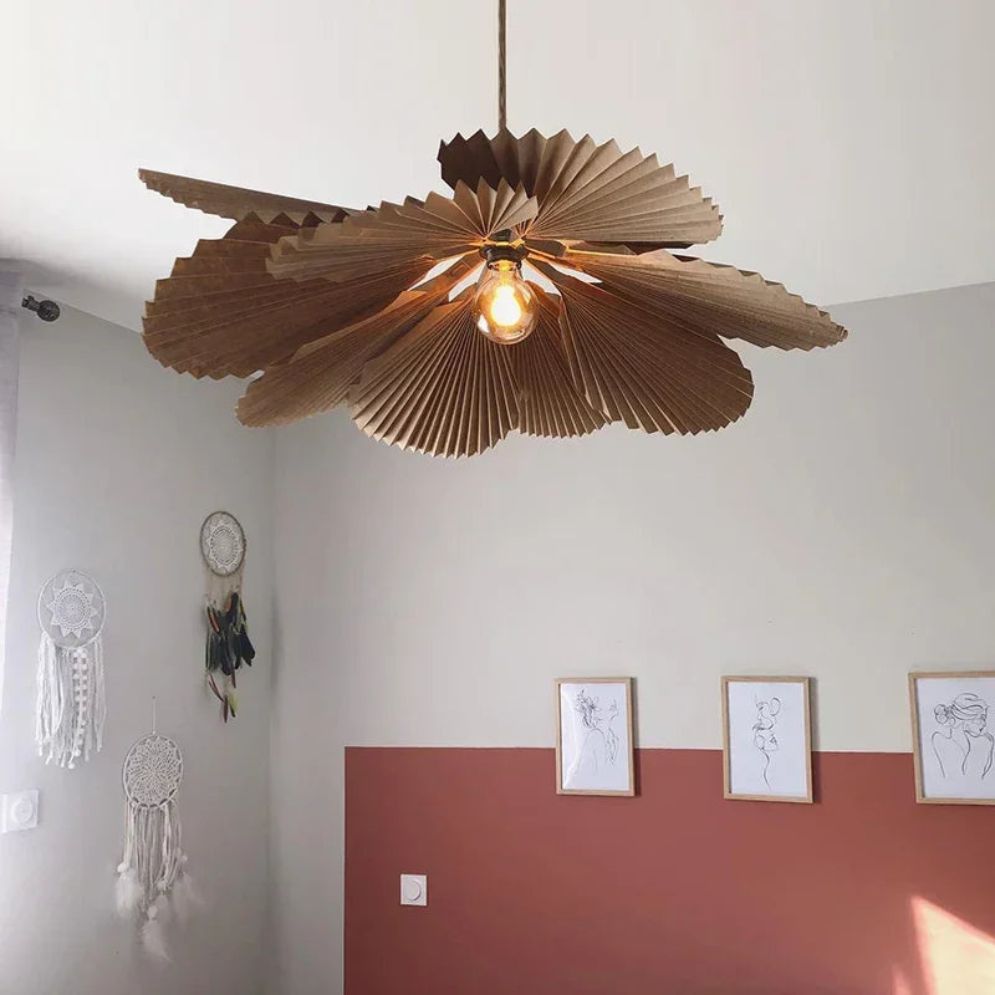 Lustre en Papier Nuage pour Décoration Intérieure Moderne et Élégante - Lumiine
