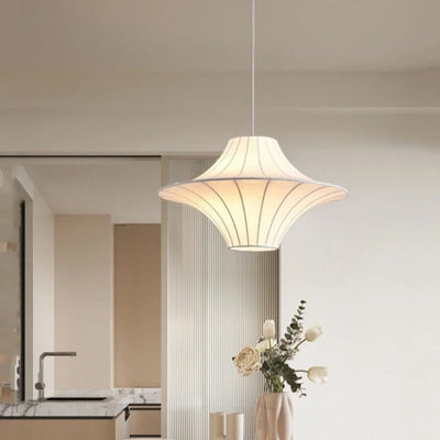 Lustre en Soie Nordique pour Décoration iIntérieure Élégante - Lumiine

